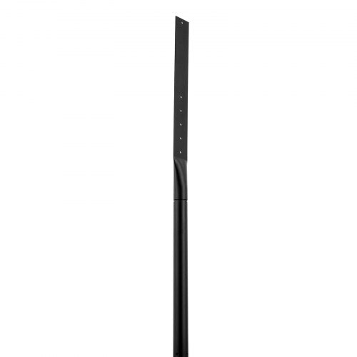 Cast Iron Sign Post 4 ft Portable Heavy Duty Steel Post Sign Holder with Hard