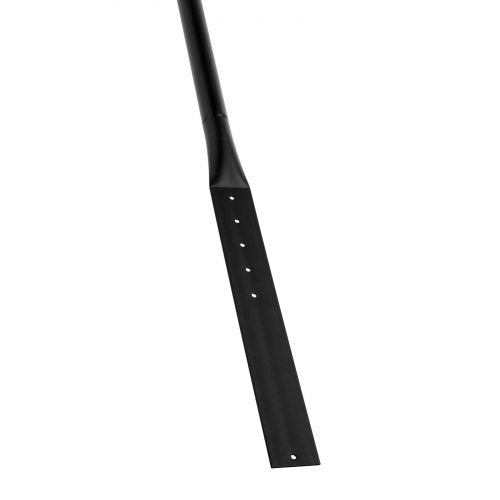 Cast Iron Sign Post 4 ft Portable Heavy Duty Steel Post Sign Holder with Hard