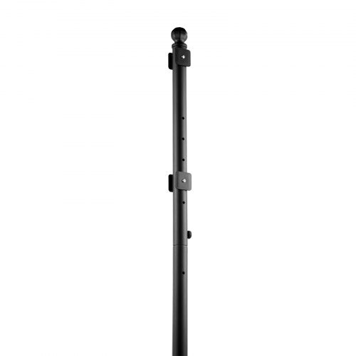 Portable Sign Post 5 ft Cast Iron Sign Post Holder with Hard Plastic Base