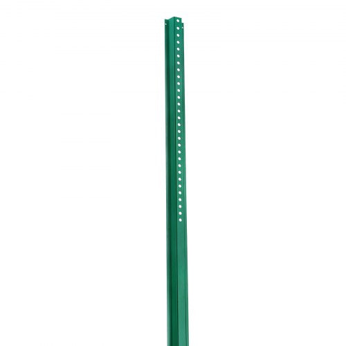 8FT UChannel Sign Post 4Pack Green Heavy Duty Steel Fixed Fence Post