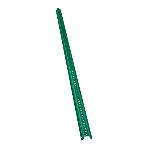 8FT UChannel Sign Post 4Pack Green Heavy Duty Steel Fixed Fence Post