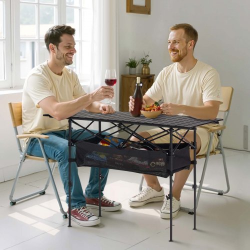Folding Camping Table Portable Roll Up Side Tables Lightweight Aluminum 1
