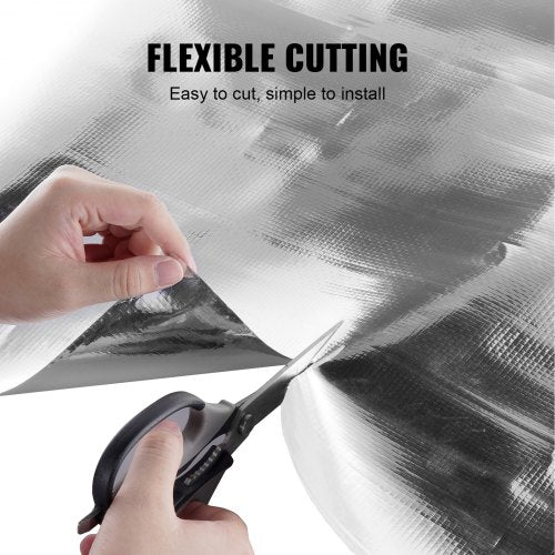 Double Reflective Insulation Roll Woven Fabric Radiant Barrier 65 Mil 48
