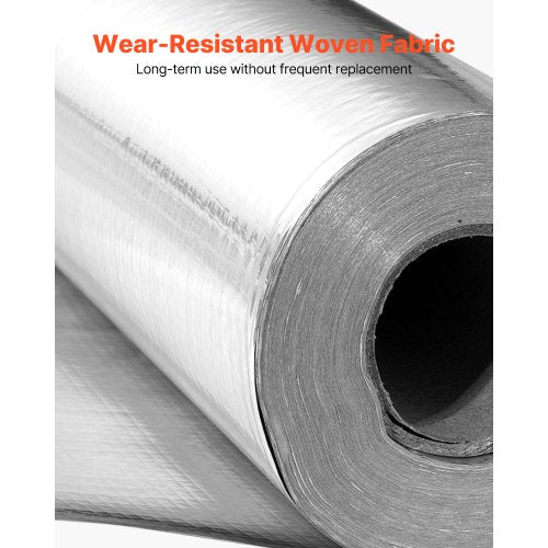 Double Reflective Insulation Roll NonPerforated Woven Fabric Radiant