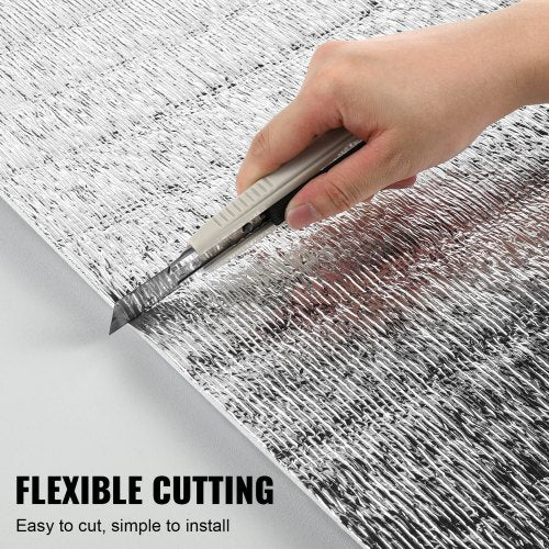Double Reflective Insulation Roll Foam Core Radiant Barrier 3.2 mm 48 in x
