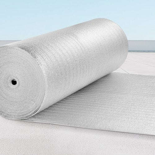 Double Reflective Insulation Roll Foam Core Radiant Barrier 3.2 mm 48 in x