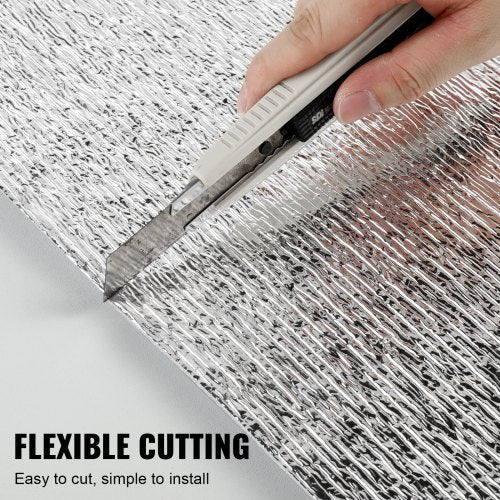 Double Reflective Insulation Roll Foam Core Radiant Barrier 3.2 mm 48 in x