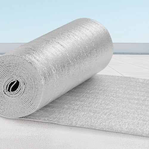 Double Reflective Insulation Roll Foam Core Radiant Barrier 3.2 mm 24 in x
