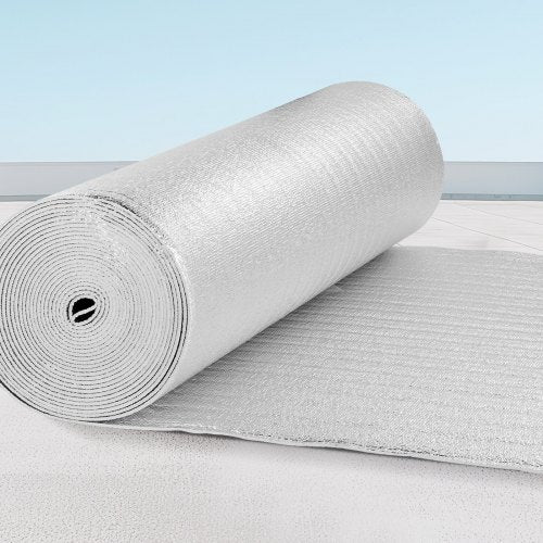 Double Reflective Insulation Roll Foam Core Radiant Barrier 5.5mm 48 in x