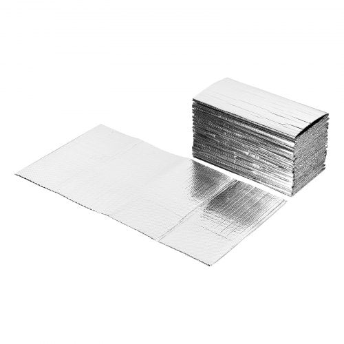 Double Reflective Insulation Sheet 16PCS DoubleSided Aluminum Foil Radiant