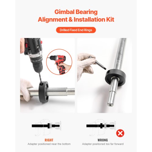 Mercruiser Alignment Tool Gimbal Bearing Puller Set Compatible with Mercruisers