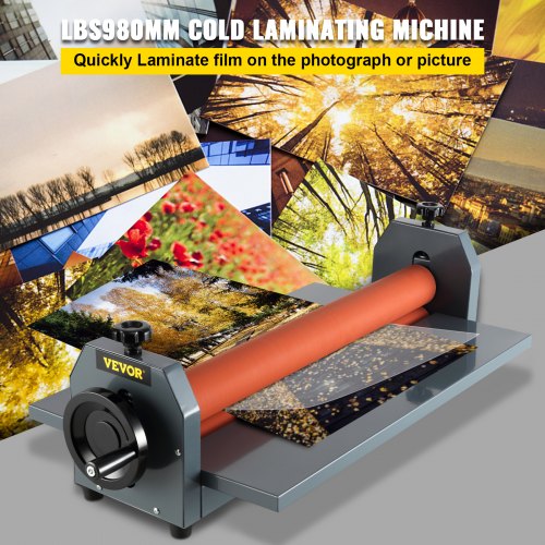 39 1000MM Manual Cold Roll Laminator Vinyl Photo Film Mounting Laminating