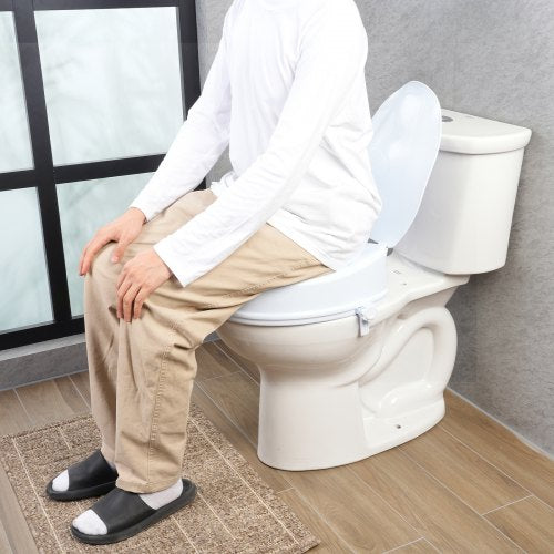 Raised Toilet Seat 4 Height Raised 300 lbs Weight Capacity Universal