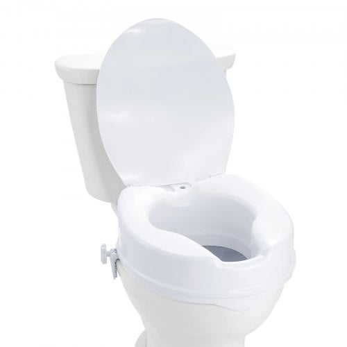Raised Toilet Seat 4 Height Raised 300 lbs Weight Capacity Universal