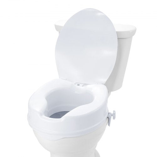 Raised Toilet Seat 4 Height Raised 300 lbs Weight Capacity Universal