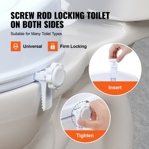 Raised Toilet Seat 5 Raised 300 lbs Universal Toilet Riser for Elderly