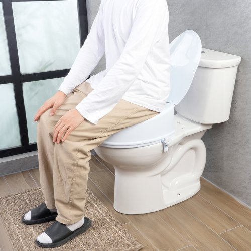 Raised Toilet Seat 5 Raised 300 lbs Universal Toilet Riser for Elderly