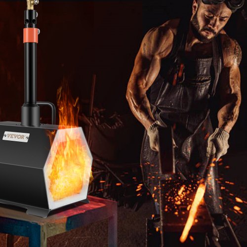 Propane Forge Portable Single Burner Tool and Knife Making Large Capacity
