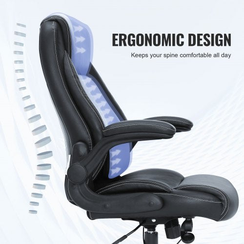 Executive Office Chair with Cuttingedge Adjustable Lumbar Support High