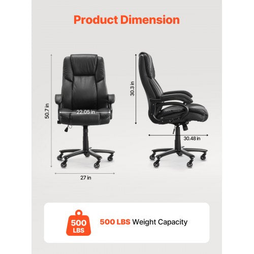Executive Office Chair with KnobControl Lumbar Support 500lb Capacity