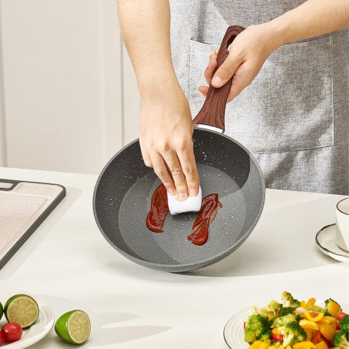 Frying Pan Skillet Aluminum Egg Fry Pans 3 Piece Set 95 11 12