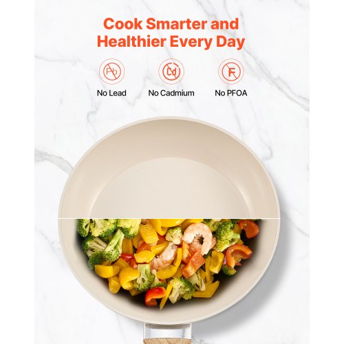Frying Pan Skillet Aluminum Egg Fry Pans 3 Piece 8 95 11 in Nonsitck