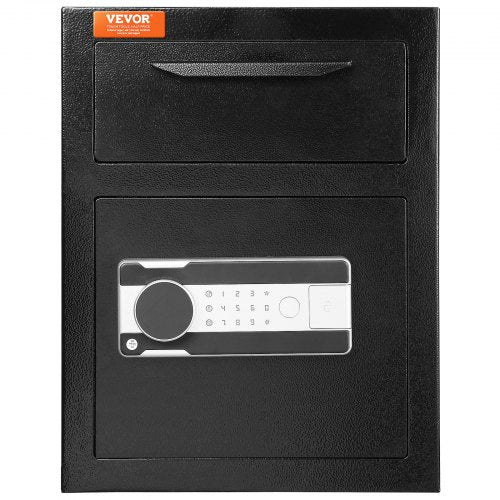 17 Cub Depository Safe Deposit Safe with Drop Slot Electronic Code Lock