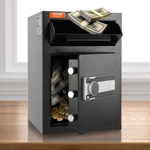 25 Cub Depository Safe Deposit Safe with Drop Slot Electronic Code Lock