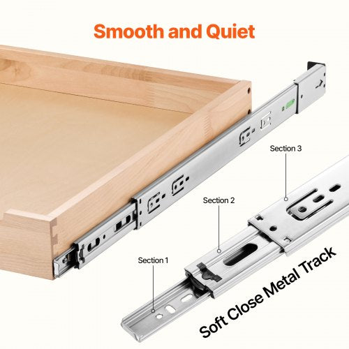 Pull Out Cabinet Organizer 20W x 21D Cabinet Drawer Soft Close Slide out