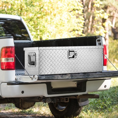 Heavy Duty Aluminum Truck Bed Tool Box Diamond Plate Tool Box with Side