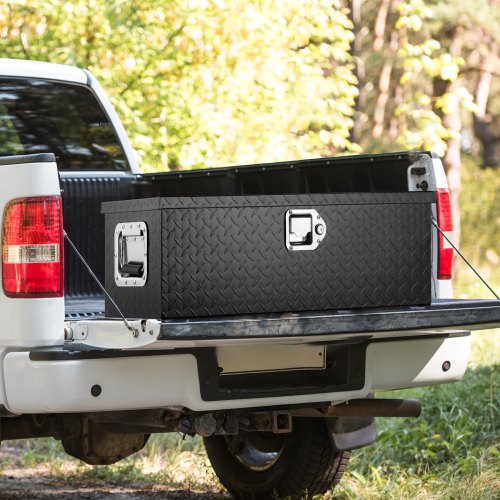 Heavy Duty Aluminum Truck Bed Tool Box Diamond Plate Tool Box with Side