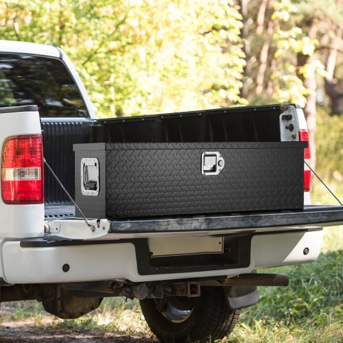 Heavy Duty Aluminum Truck Bed Tool Box Diamond Plate Tool Box with Side
