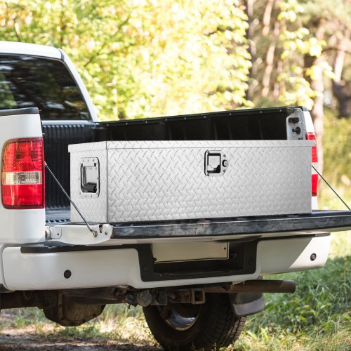 Heavy Duty Aluminum Truck Bed Tool Box Diamond Plate Tool Box with Side