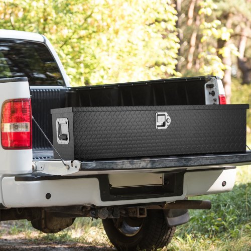 Heavy Duty Aluminum Truck Bed Tool Box Diamond Plate Tool Box with Side