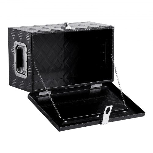 Heavy Duty Aluminum Truck Bed Tool Box Stripes Plated Tool Box with Side