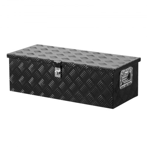 Heavy Duty Aluminum Truck Bed Tool Box Stripes Plated Tool Box with Side 2