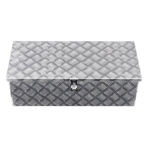 Heavy Duty Aluminum Truck Bed Tool Box Stripes Plated Tool Box with Side