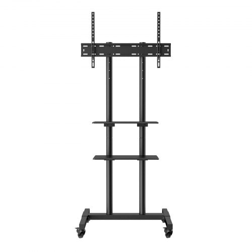 Mobile TV Stand Mobile TV Cart for 32 to 70 inch TVs Height Adjustable