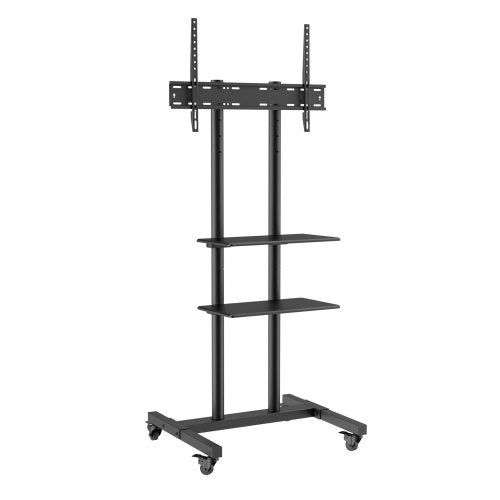 Mobile TV Stand Mobile TV Cart for 32 to 70 inch TVs Height Adjustable