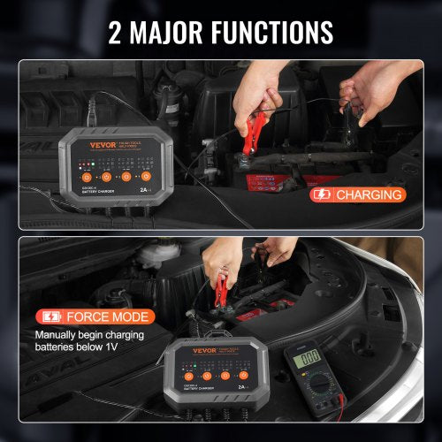 Smart Battery Charger 8Amp LiFePO4 LeadAcid AGM Gel SLA Car