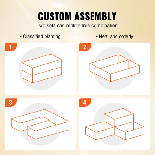 Raised Garden Bed 79 x 2 x 0.8 ft Wooden Planter Box Outdoor Planting