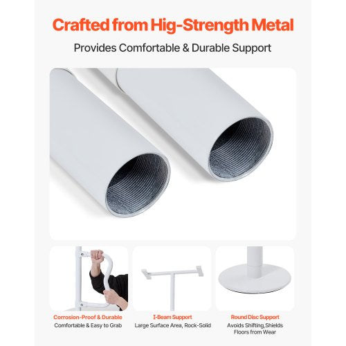 FloortoCeiling Transfer Pole Tension Mounted Bathroom Grab Bar with AntiSlip