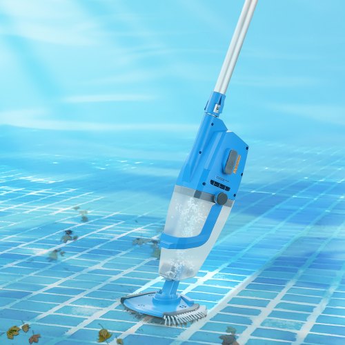 Pool Vacuum 26 GPM Handheld Cordless Hot Tub Vacuum with Extension Pole