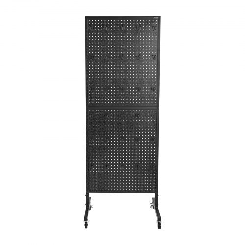 Standing Pegboard Display 236 x 63 in Pegboard Display Stand with Swivel