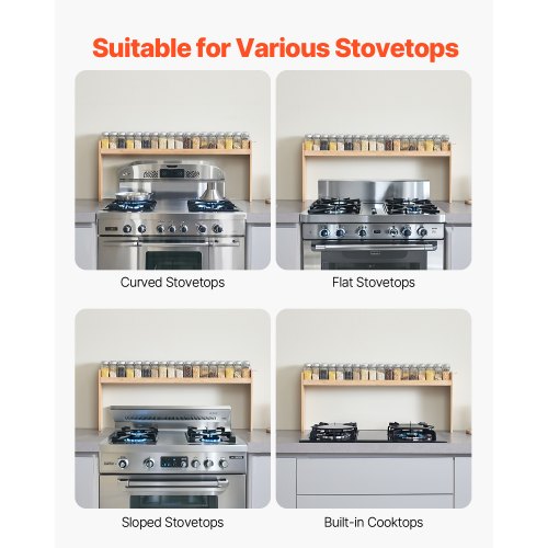 Over the Stove Shelf Over Stove Spice Shelf for Kitchen Stove Top