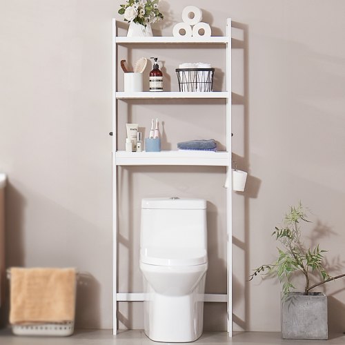 Over the Toilet Storage 3Tier Bathroom Shelf Rack Space Saver Organizer – 33 L