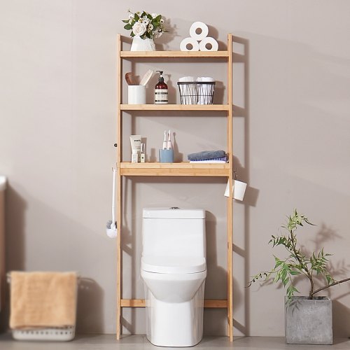 Over the Toilet Storage 3Tier Bathroom Shelf Rack Space Saver Organizer – 33 L