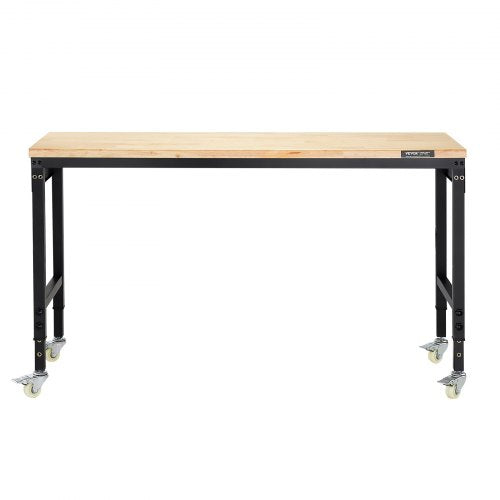 60Inch Adjustable Workbench 2000 lbs Load Work Bench with Power Outlet