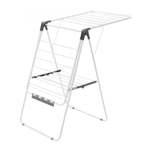 Clothes Drying Rack 2Tier Foldable Laundry Dryer Rack with Sock Clips 21