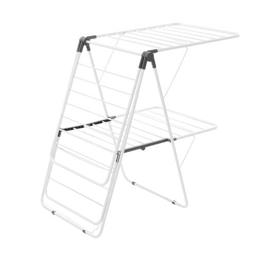 Clothes Drying Rack 2Tier Foldable Laundry Dryer Rack with Sock Clips 31